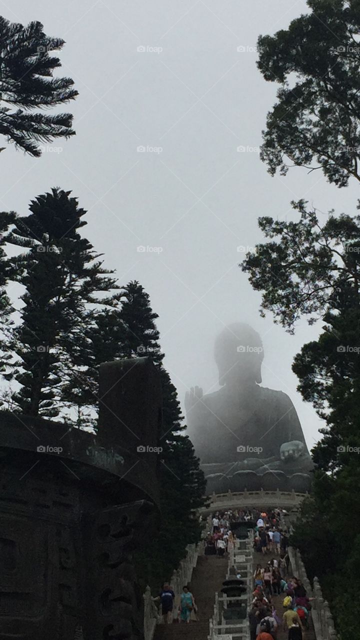 Lantau Island Buddha Hong Kong.