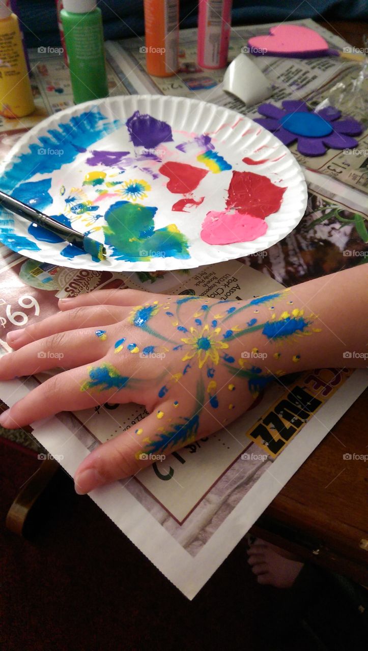 hand painting