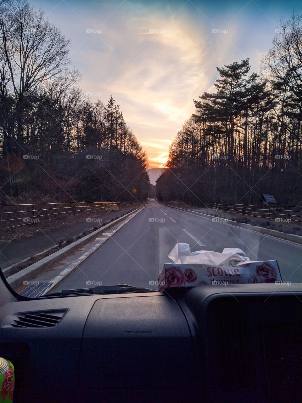 mesmerizing sunset view