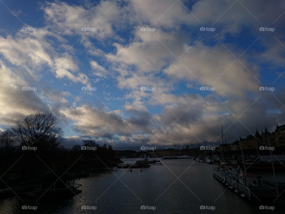 Swedish, Stockholm, sea, Sky, cloud