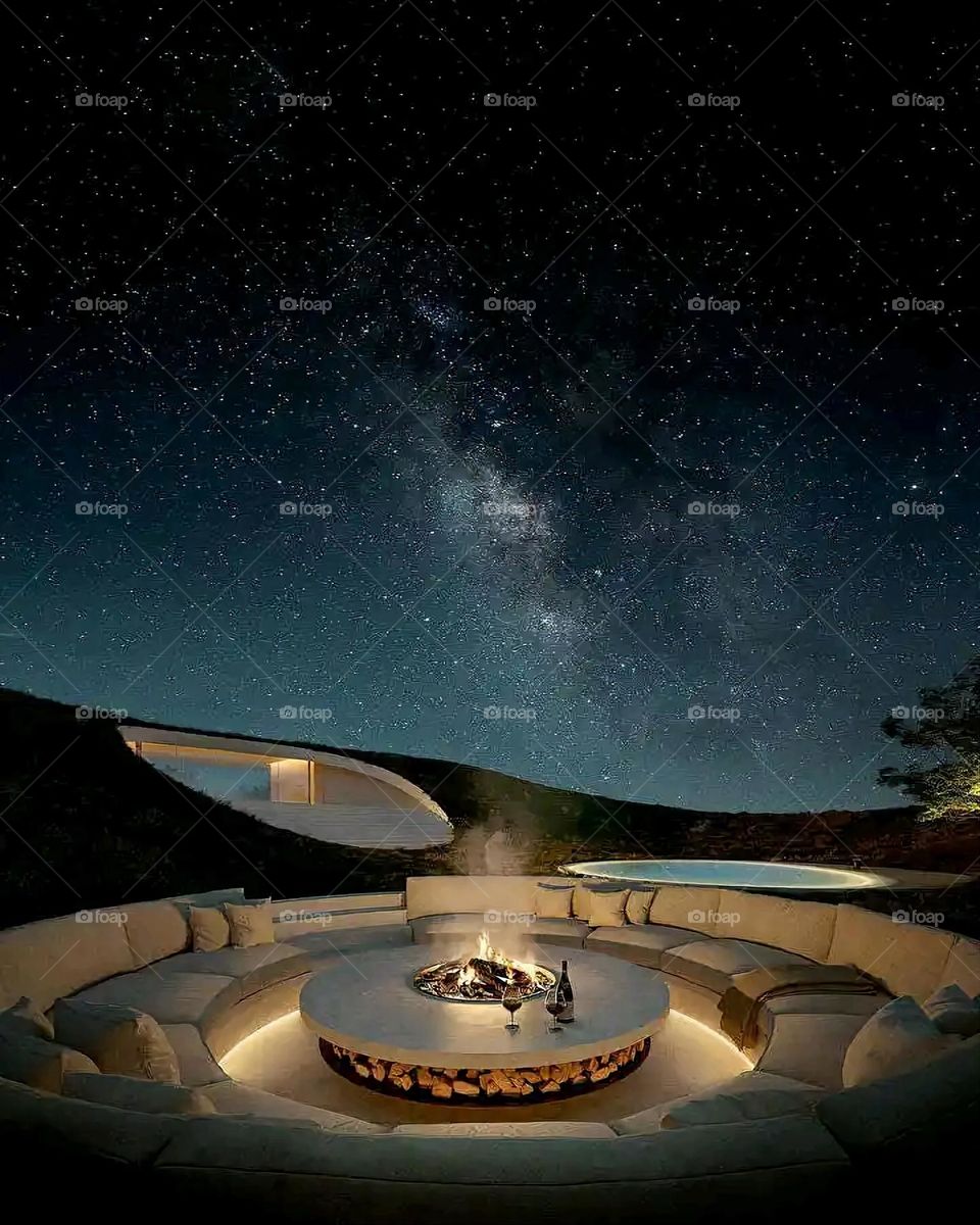 Glory be to God, the magnificent and picturesque view and the natural green trees are a view that is nothing more wonderful than it