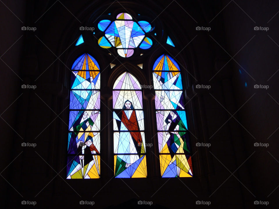 colors church window spain by mikaela6212