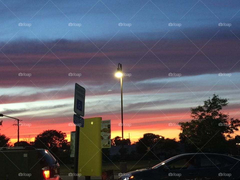 Sunset, No Person, Vehicle, Dusk, Sky