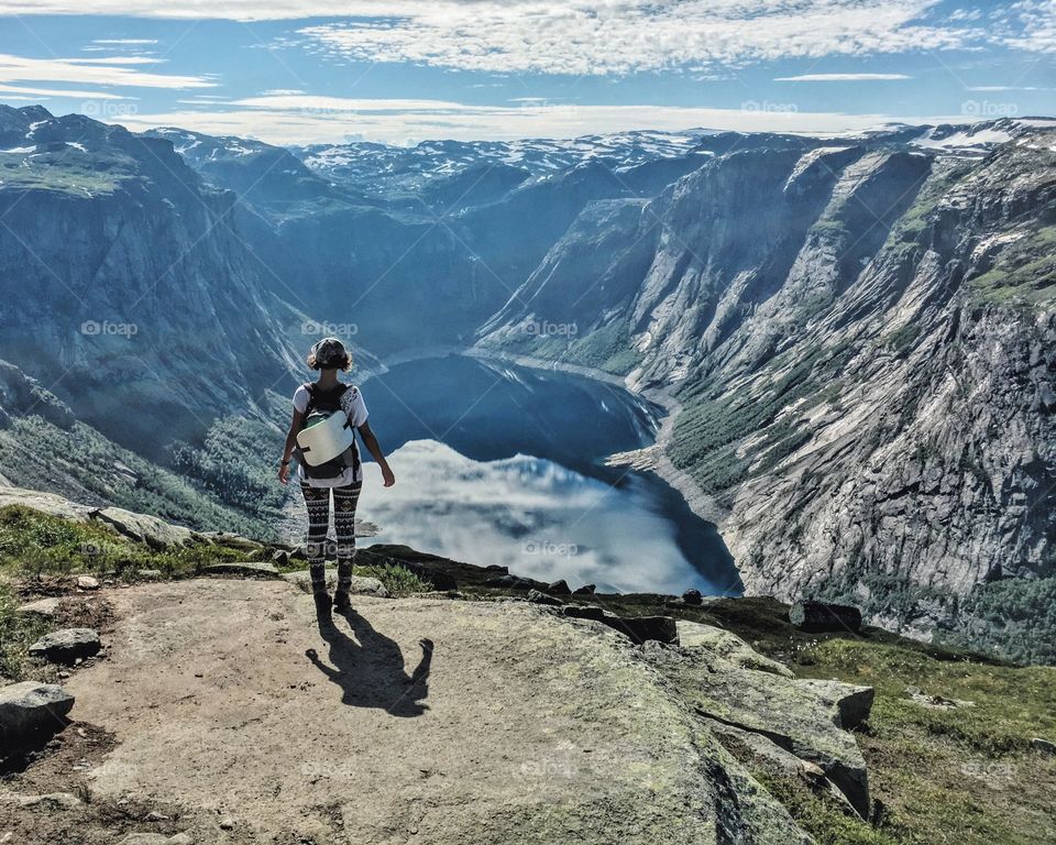 Norway and the way to famous Trolltunga.