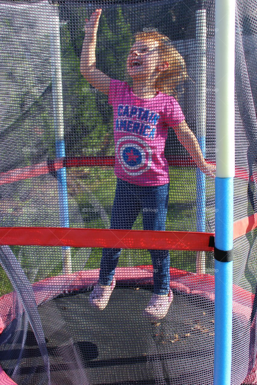 Through the eyes of a trampoline