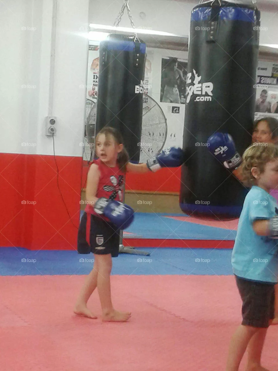 boxing girl