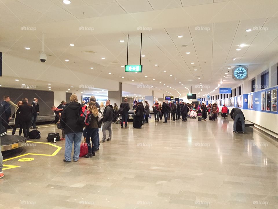 Arlanda airport in Stockholm.