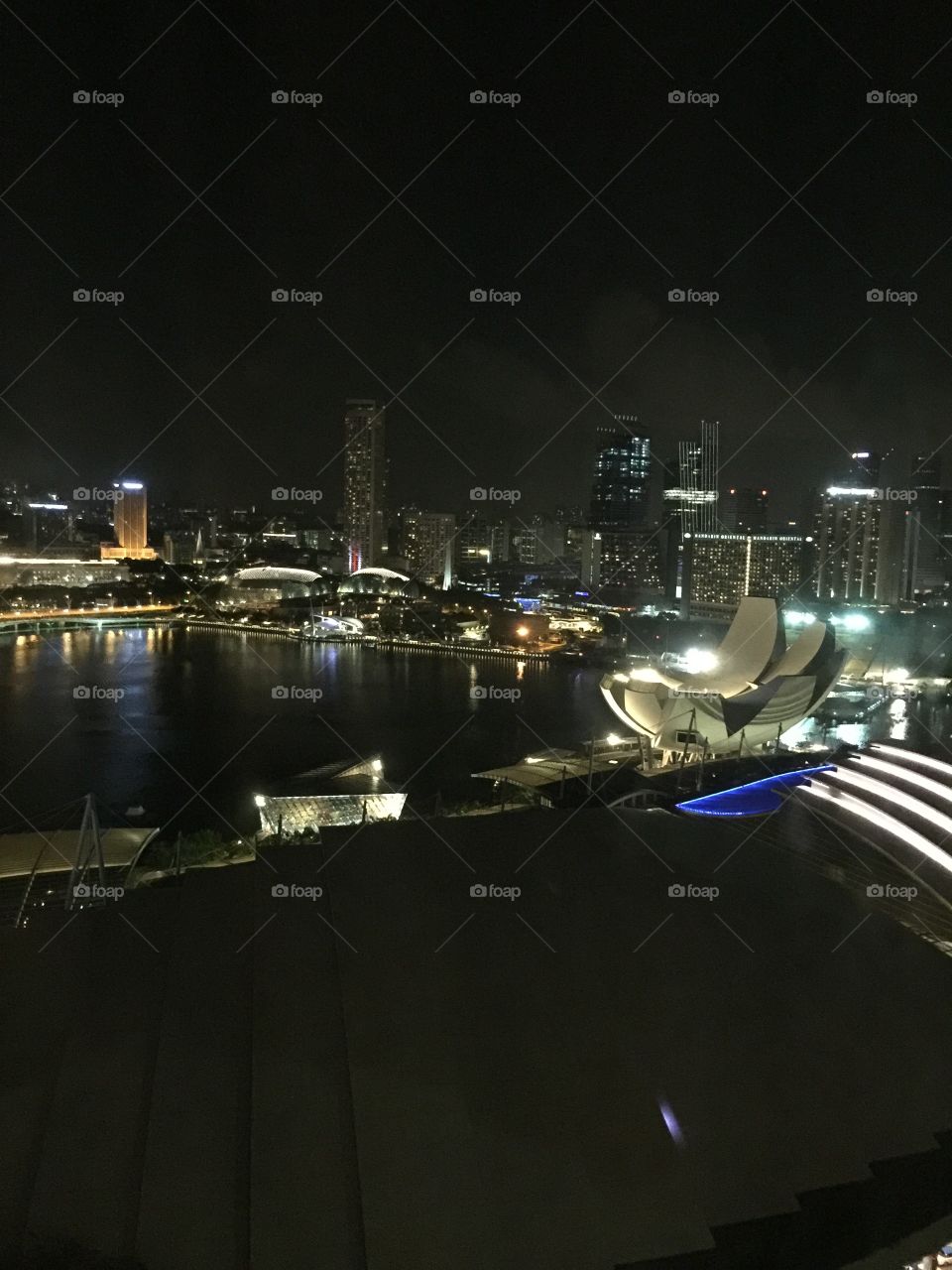 Night landscape Singapore