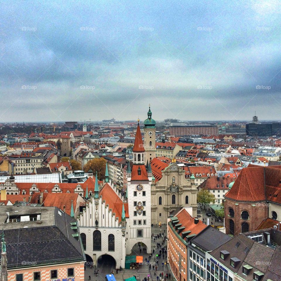 Munich, Germany from the top 
