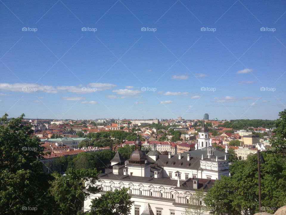 city architecture view vilnius by penguincody