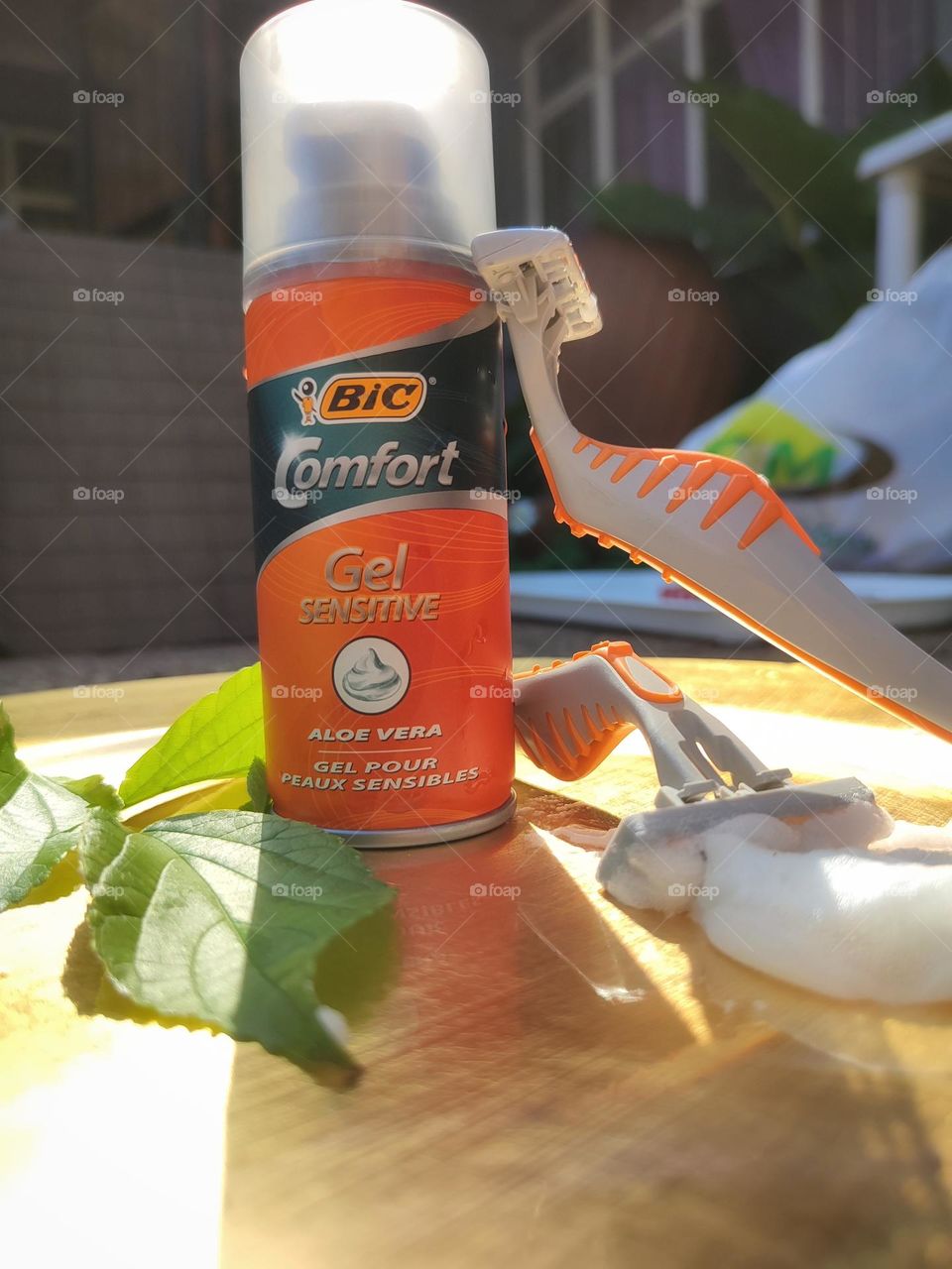 Shaving cream and razors