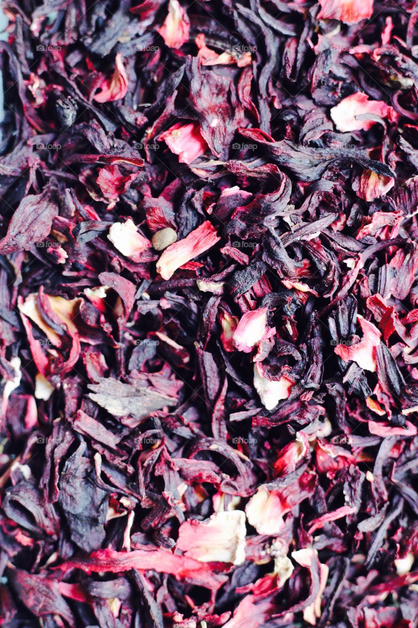 Creative Textures - dried hibiscus flowers
