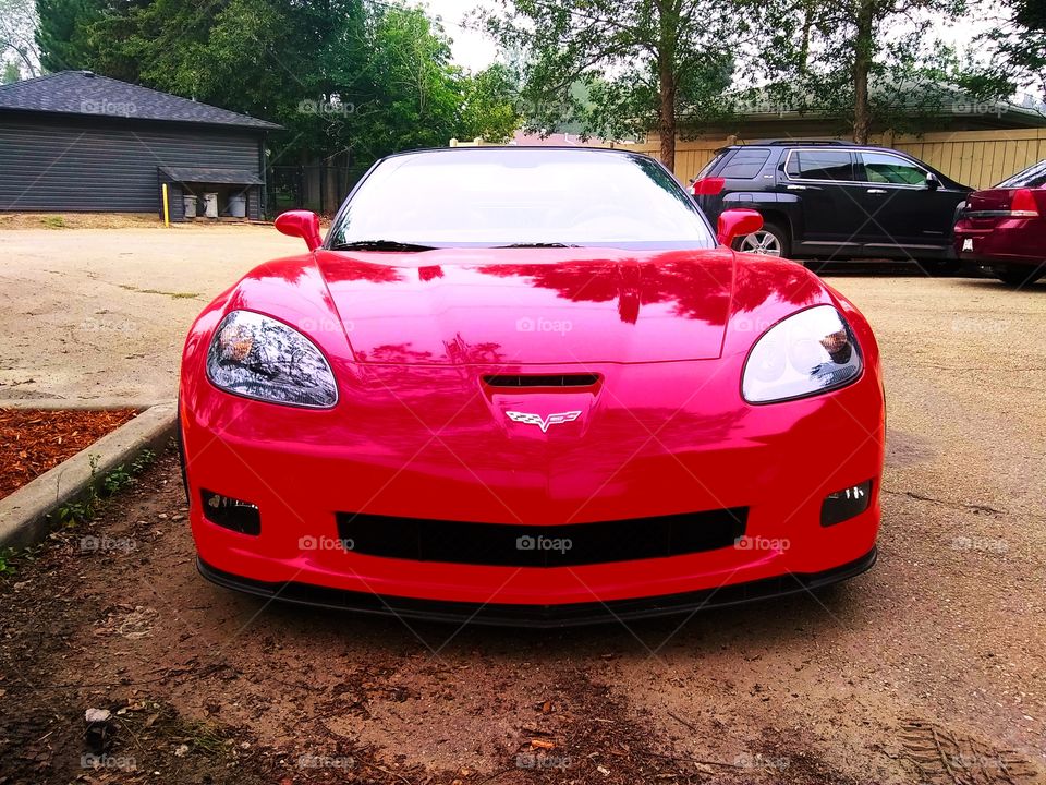 Corvette Red Front