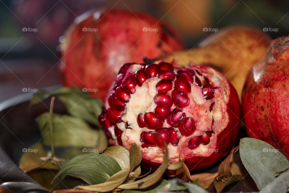 Pomegranate- autumn fruit