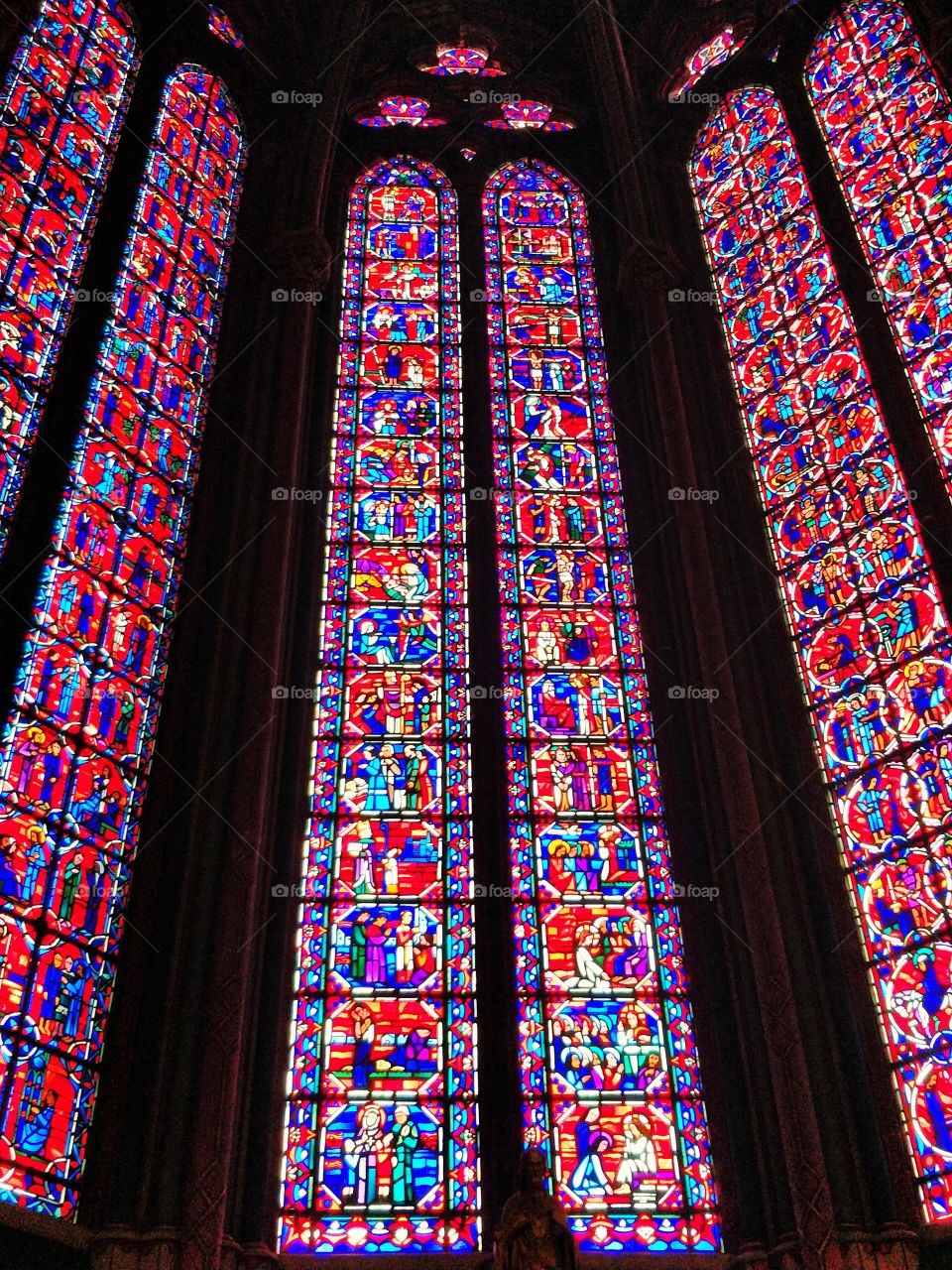 glass in church