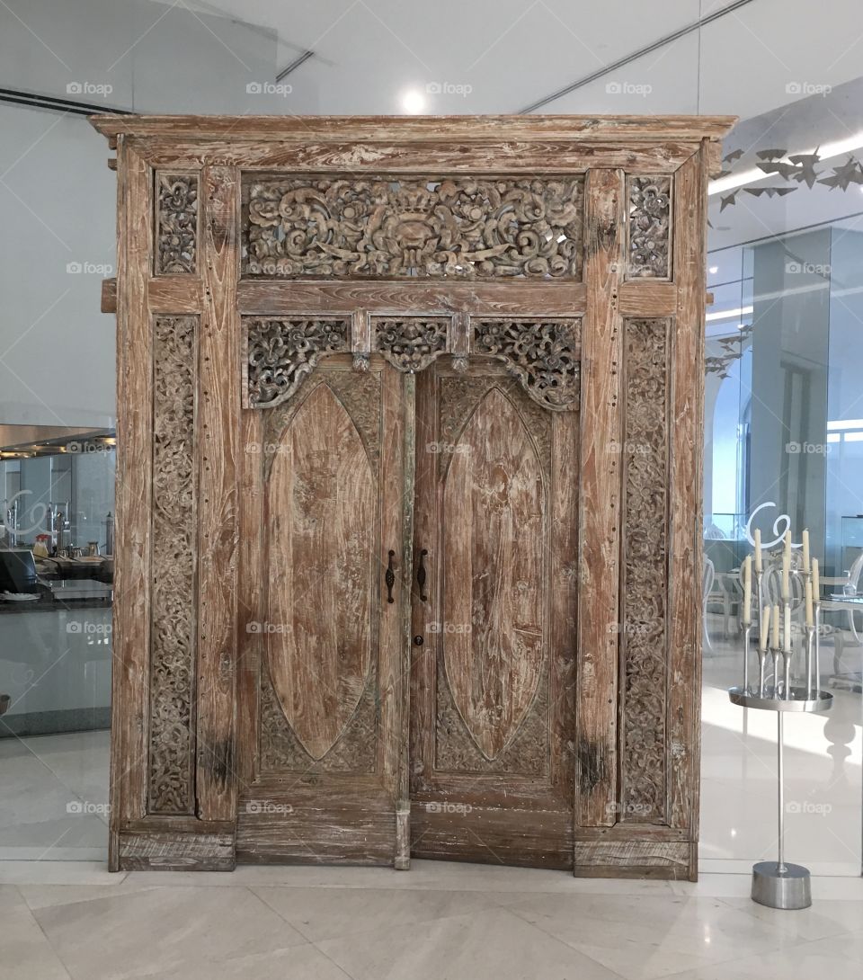 Old door in Greece 