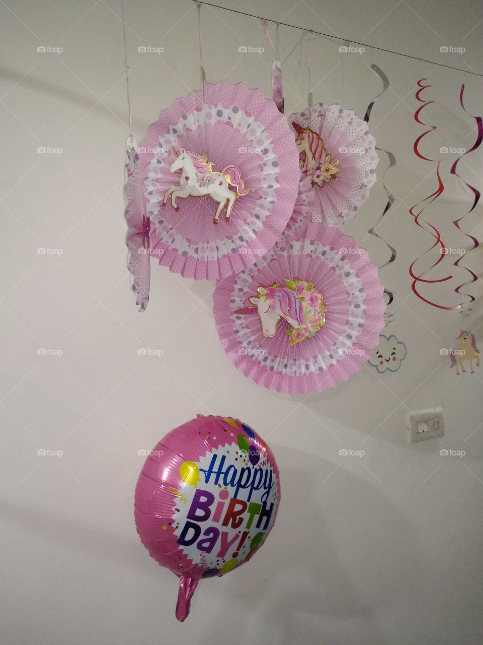 decoration in a birthday party