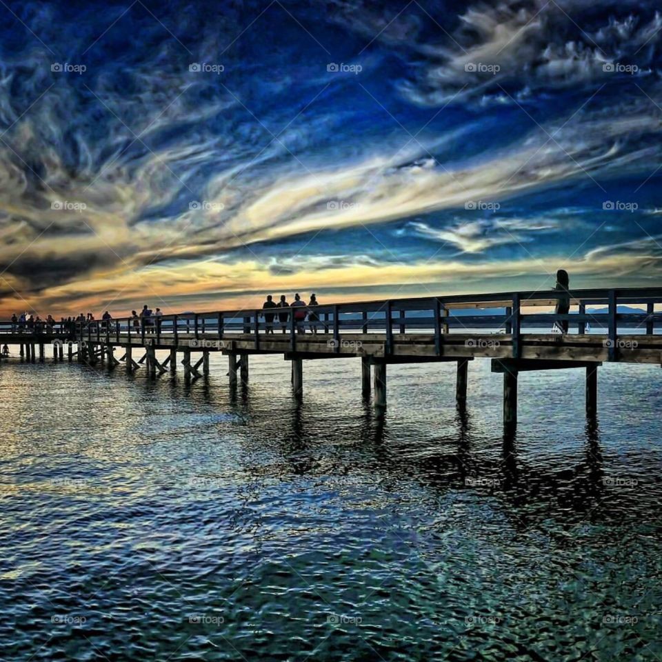Beautiful dock sunset! 