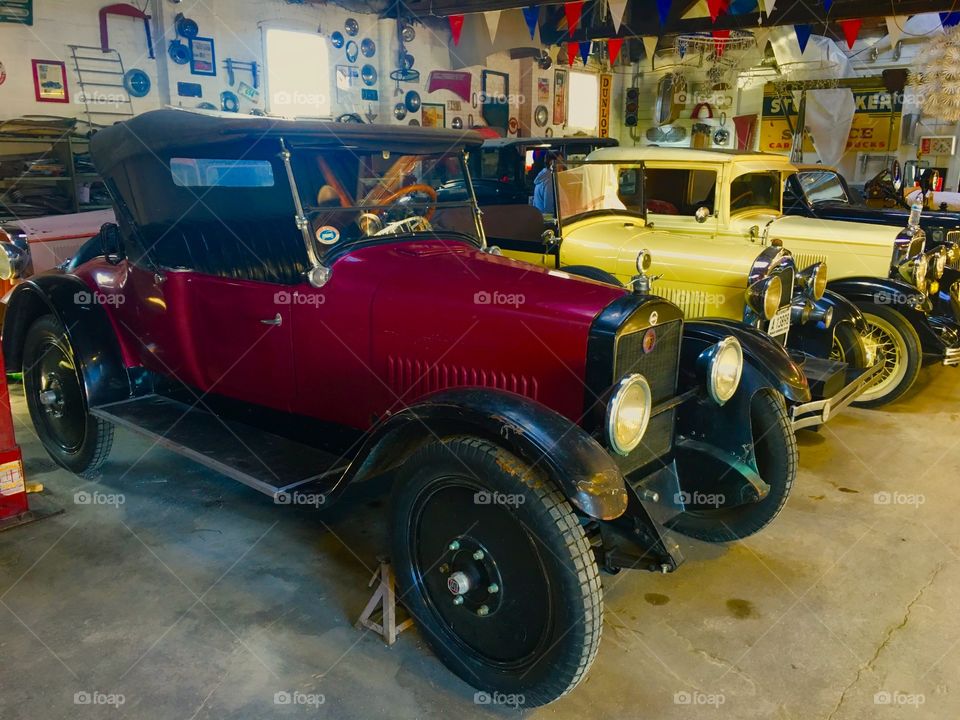 Red & Yellow Vintage Car Restorations 