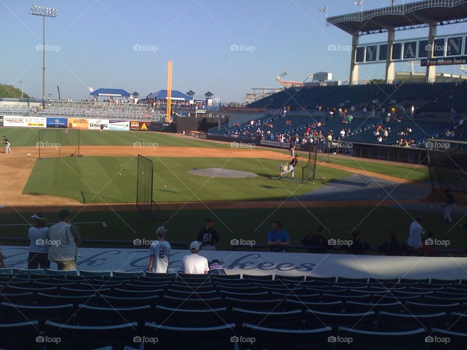 George Steinbrenner Field. Baseball spring training in Tampa Florida