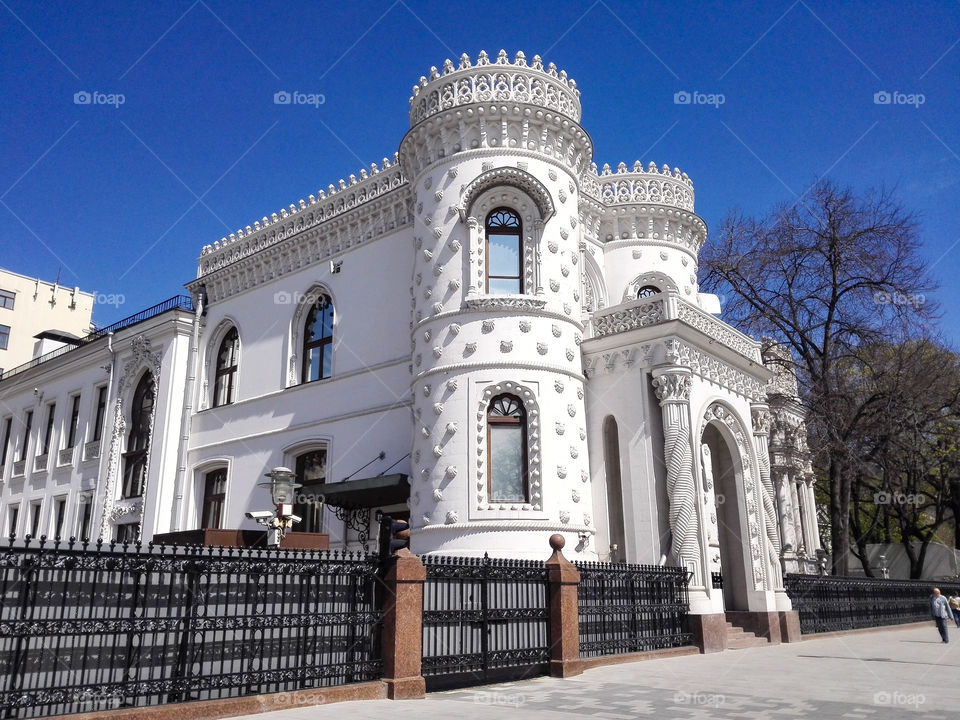 The Morozov mansion in Moscow. Fairytale castle.
