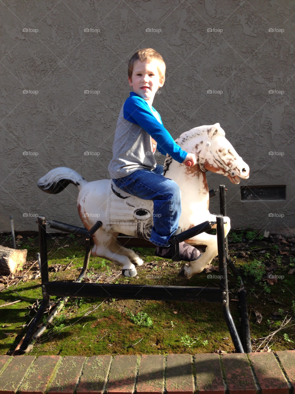 horse joy happy kid hobby horse by threeboydad