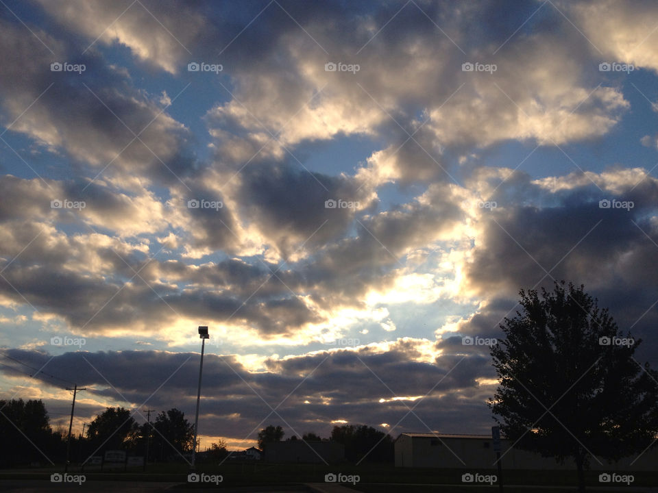 sky morning clouds sunlight by joycoma