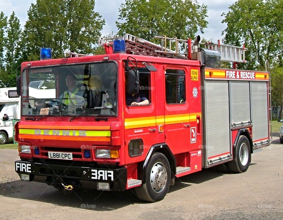 Classic fire engine