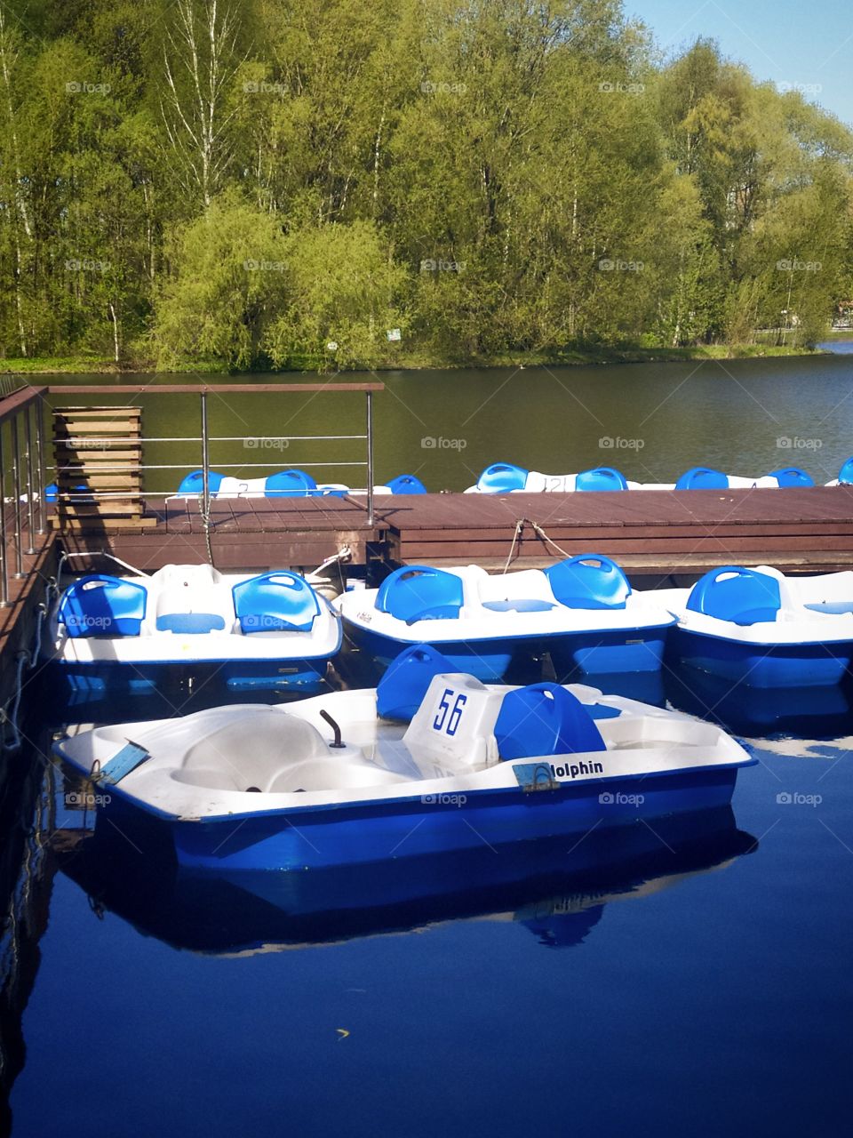 Catamarans on the pier