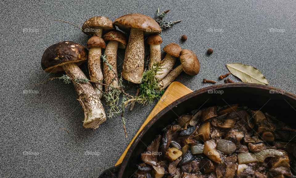 mushroom lunch