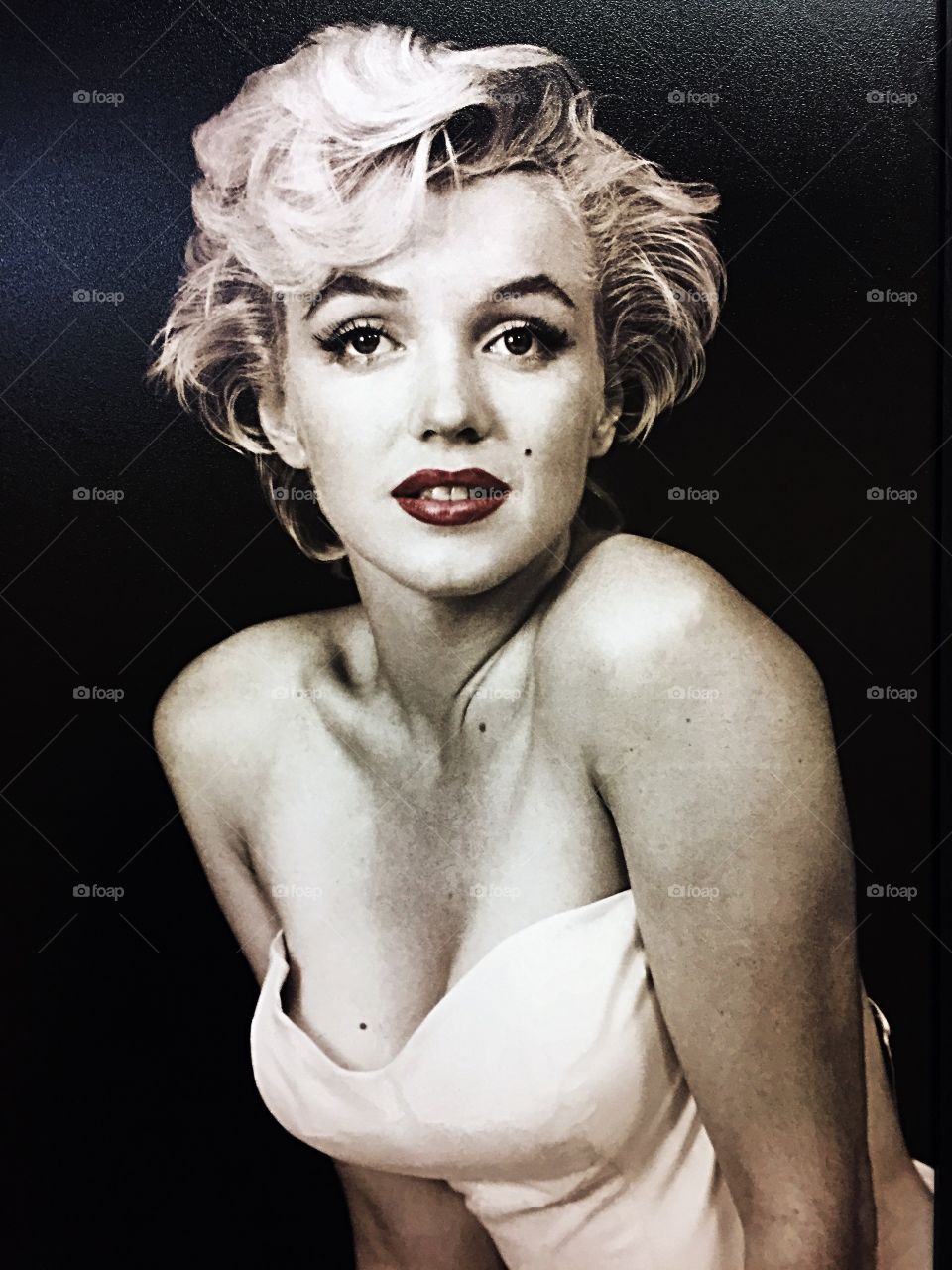 Portrait of retro style woman