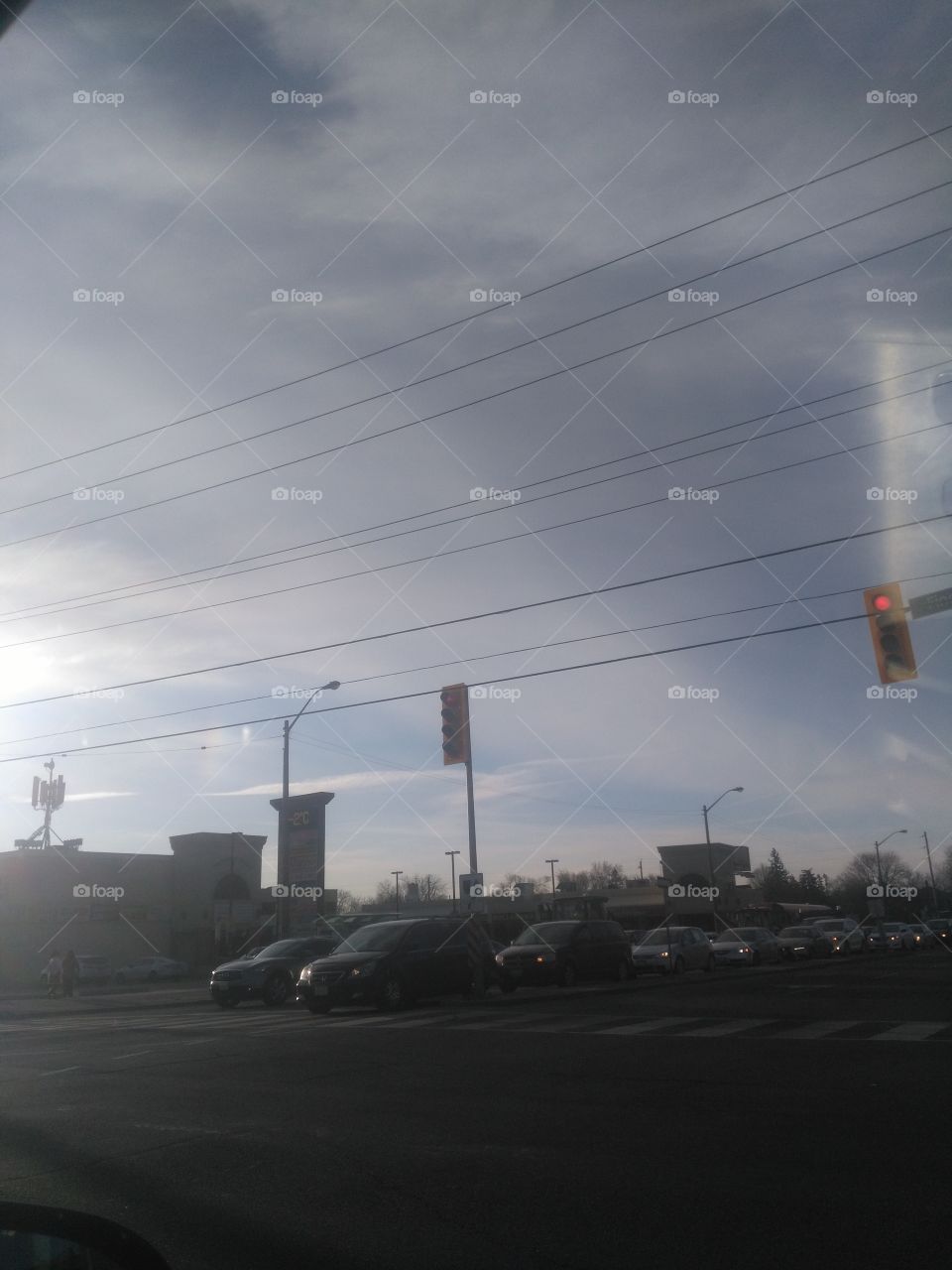 Pollution, Transportation System, Sunset, Smoke, Storm