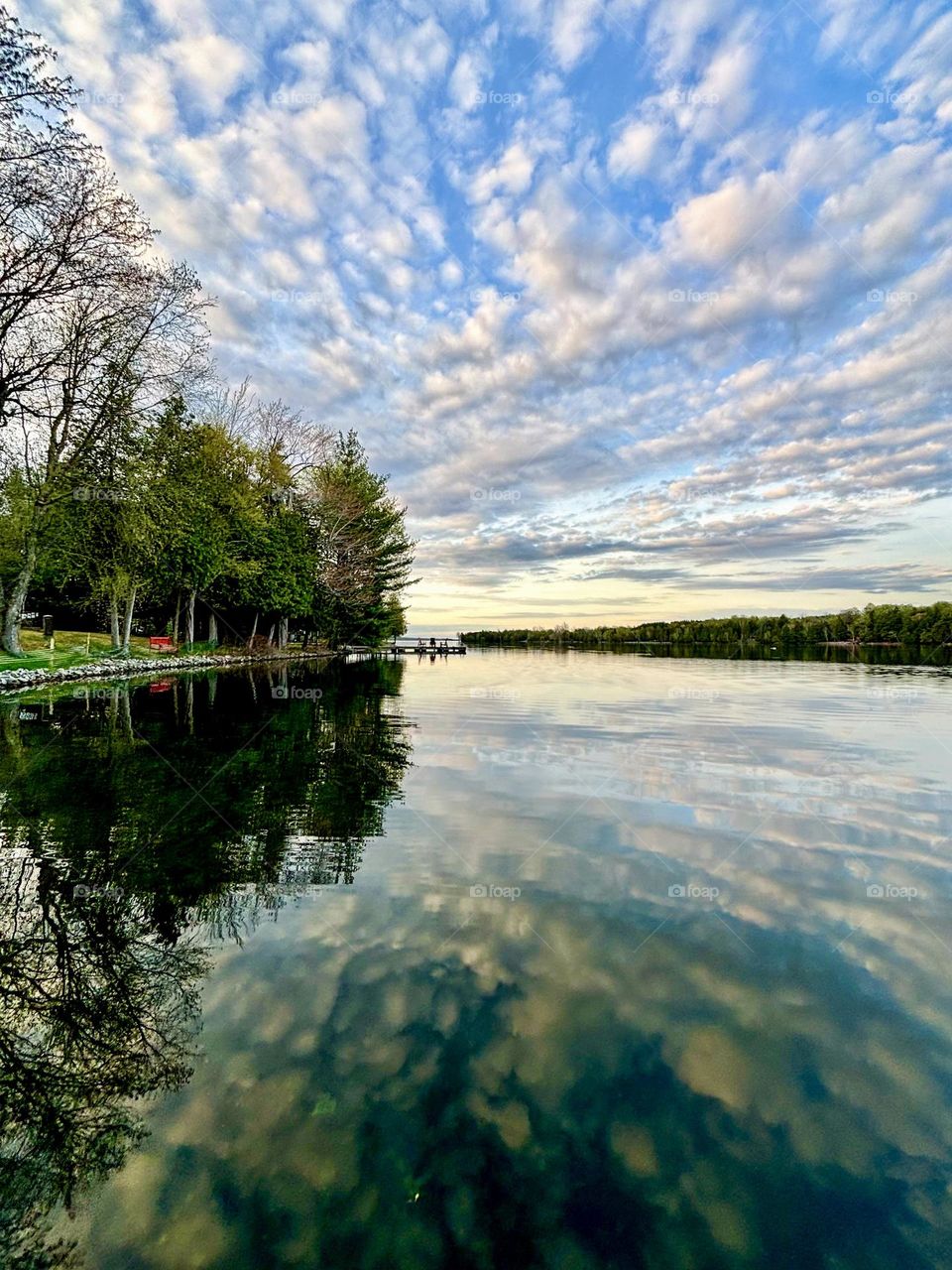 Spring on Hudson Bay on Big Rideau Lake.
