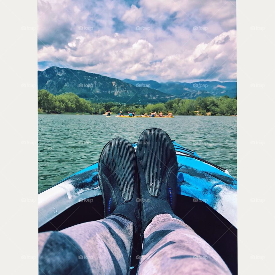 Rocky Mountain kayaking 