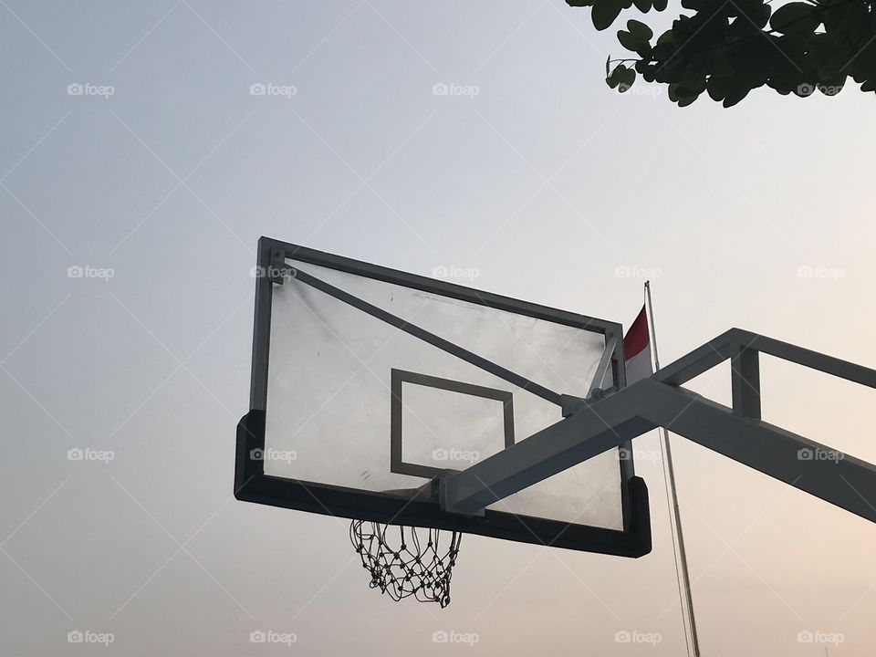 An Evening Basketball Game