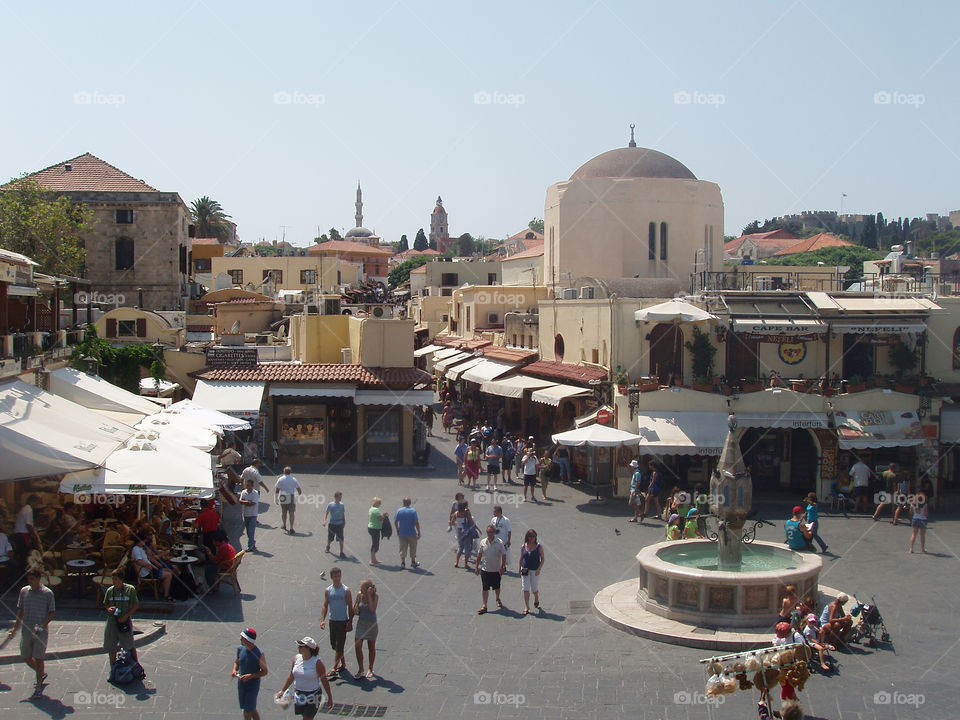 Marketplace in Rhodes - Greece