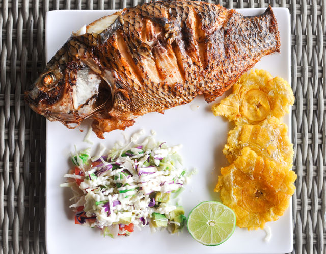 Pescado frito