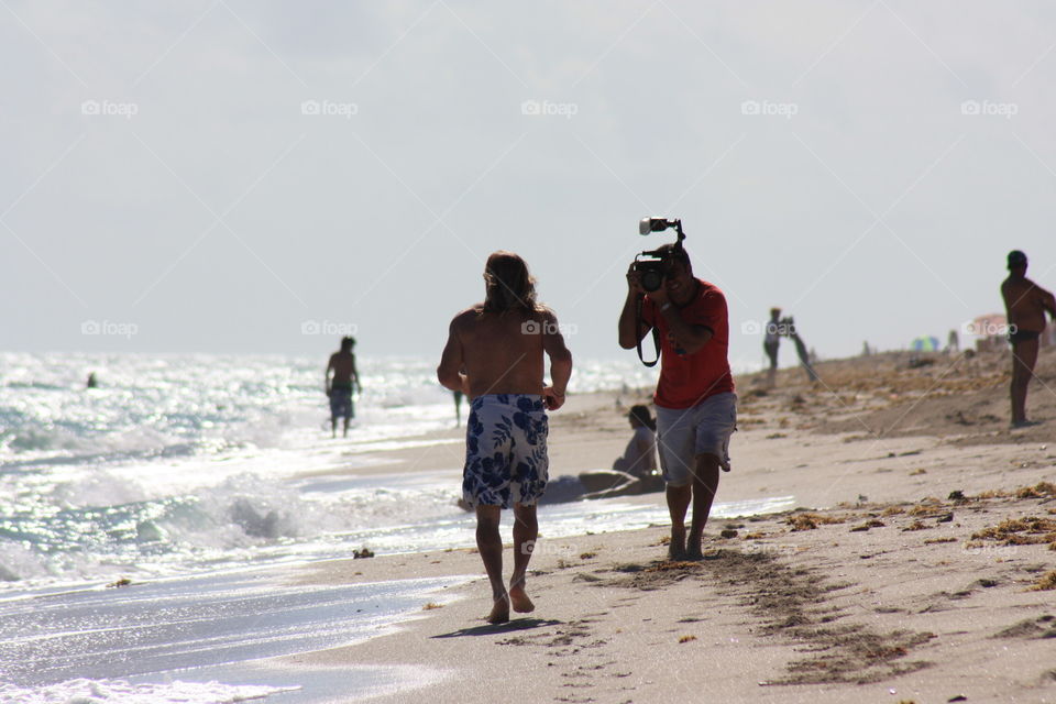 Photography shoot on the beach. Photo shoot on the beach in Florida 