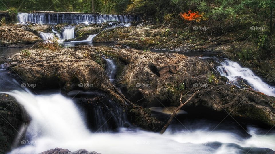 Levels of waterfalls 