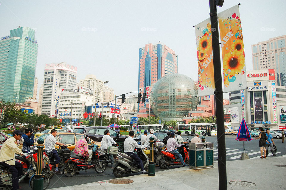 Traffic in Shanghai