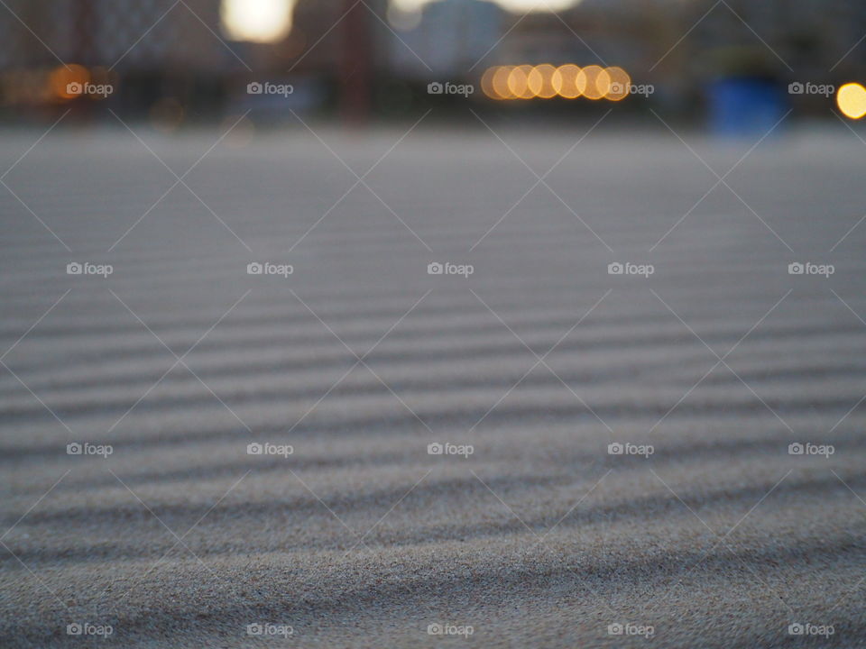 beach ... city ... evening ...