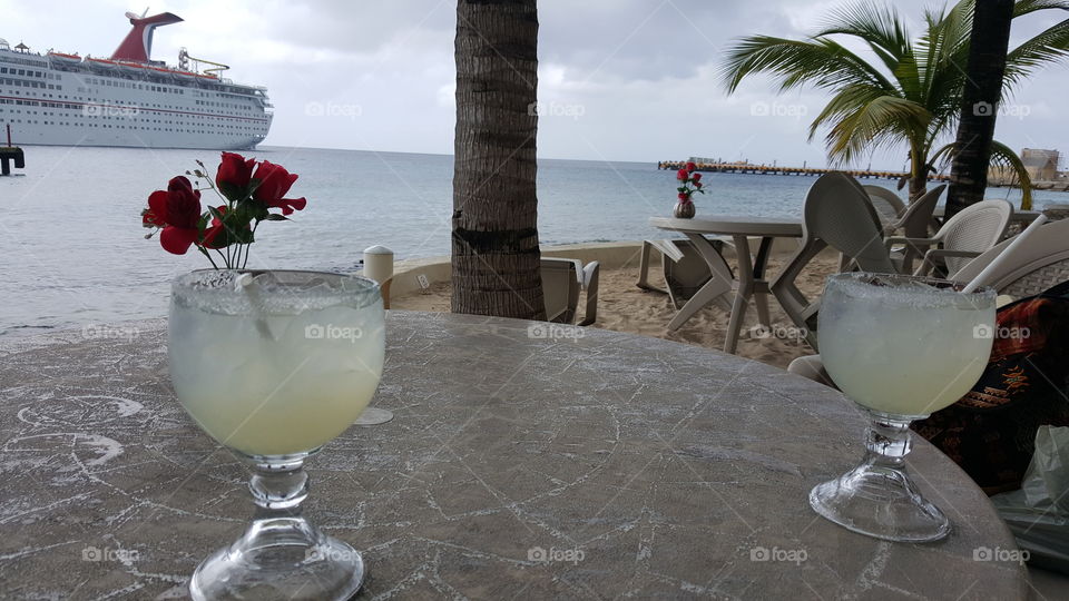 Relaxing in Cozumel, Mexico