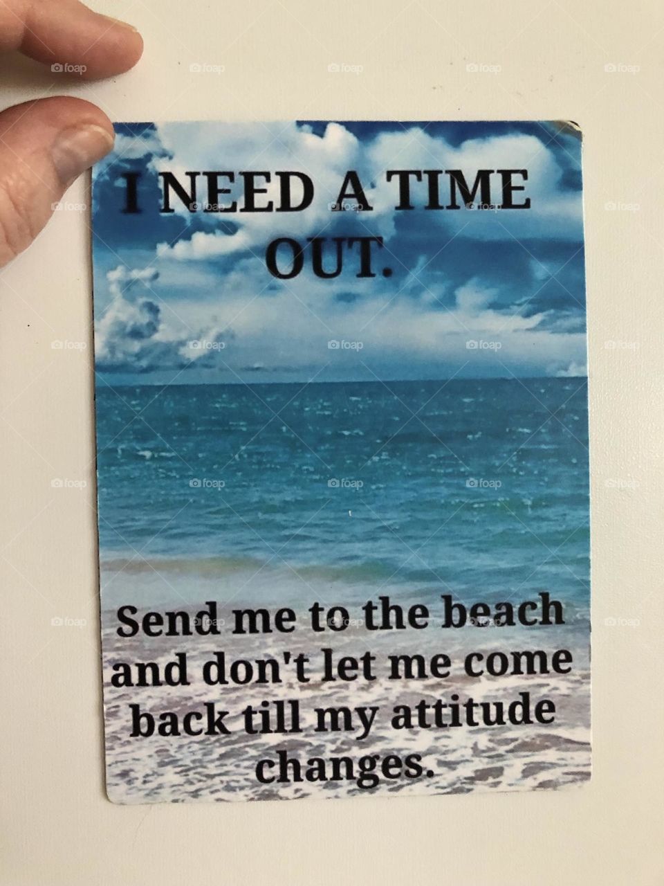 I need a time out sign