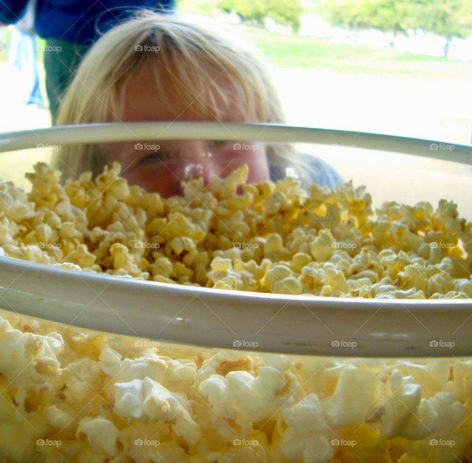 Biggest bowl of popcorn ever!