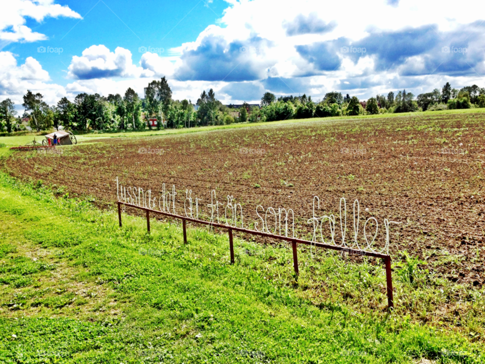 sky sweden field garden by piaktw