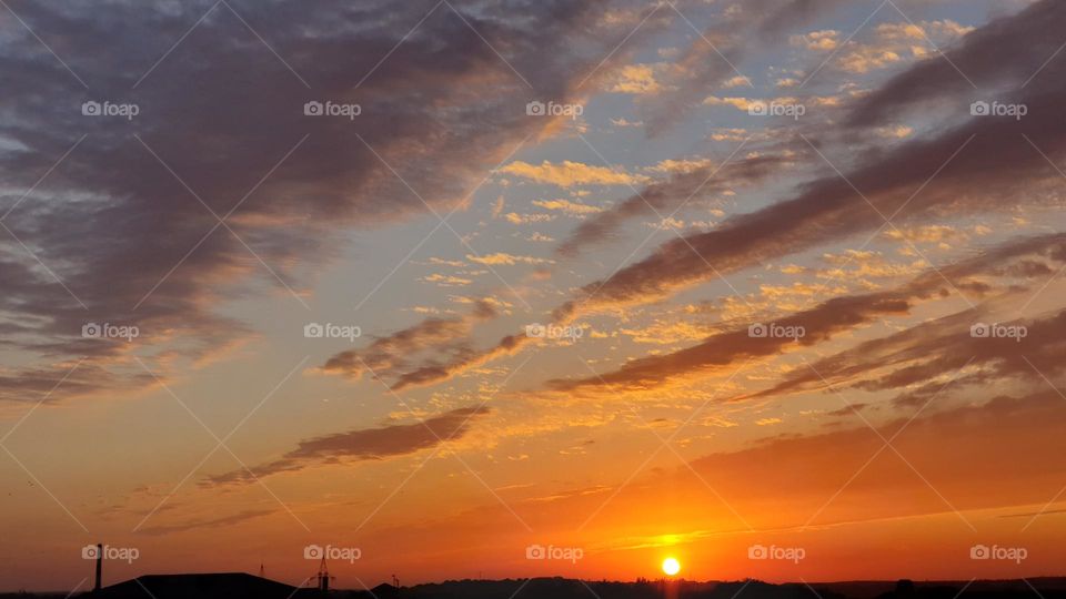 Красивый закат