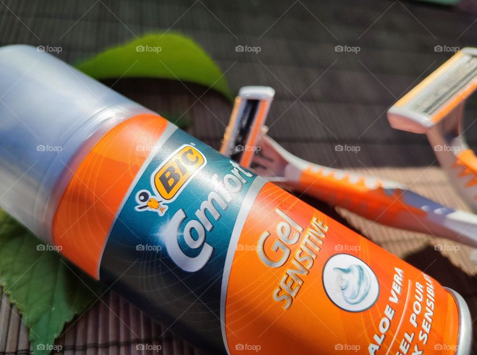 Shaving cream and razors