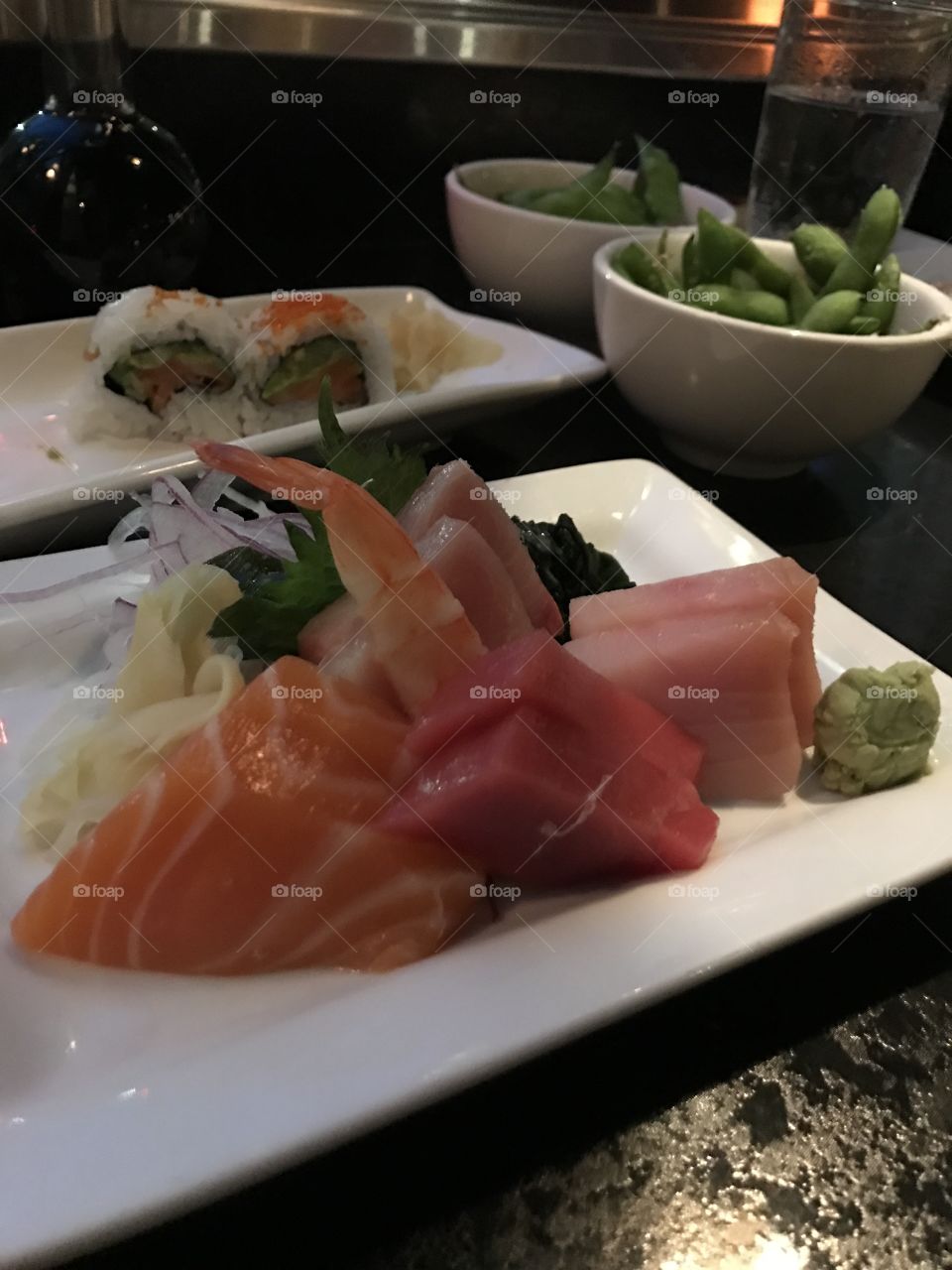 Sashimi delicious Japanese food 