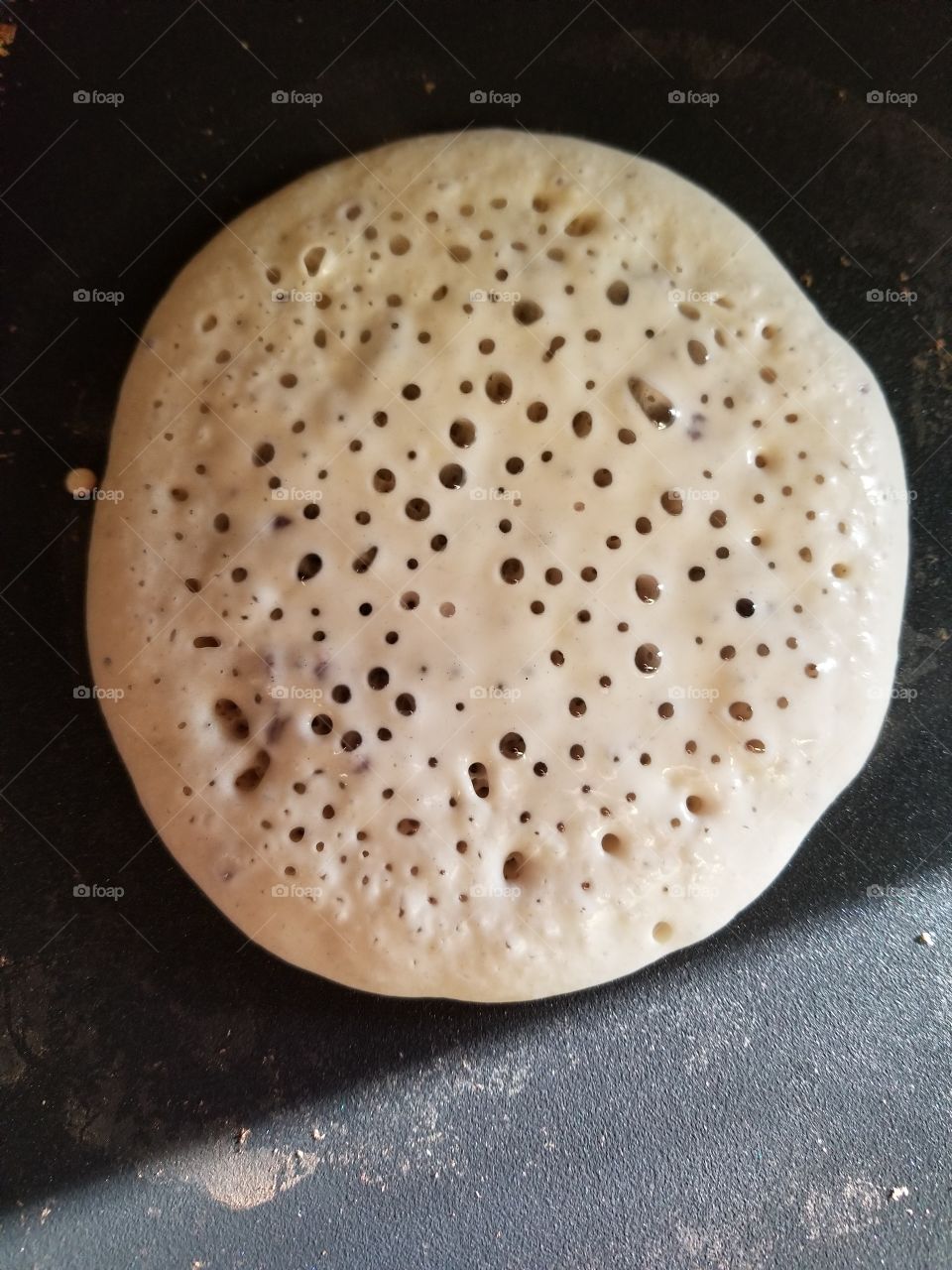 pancake bubbling