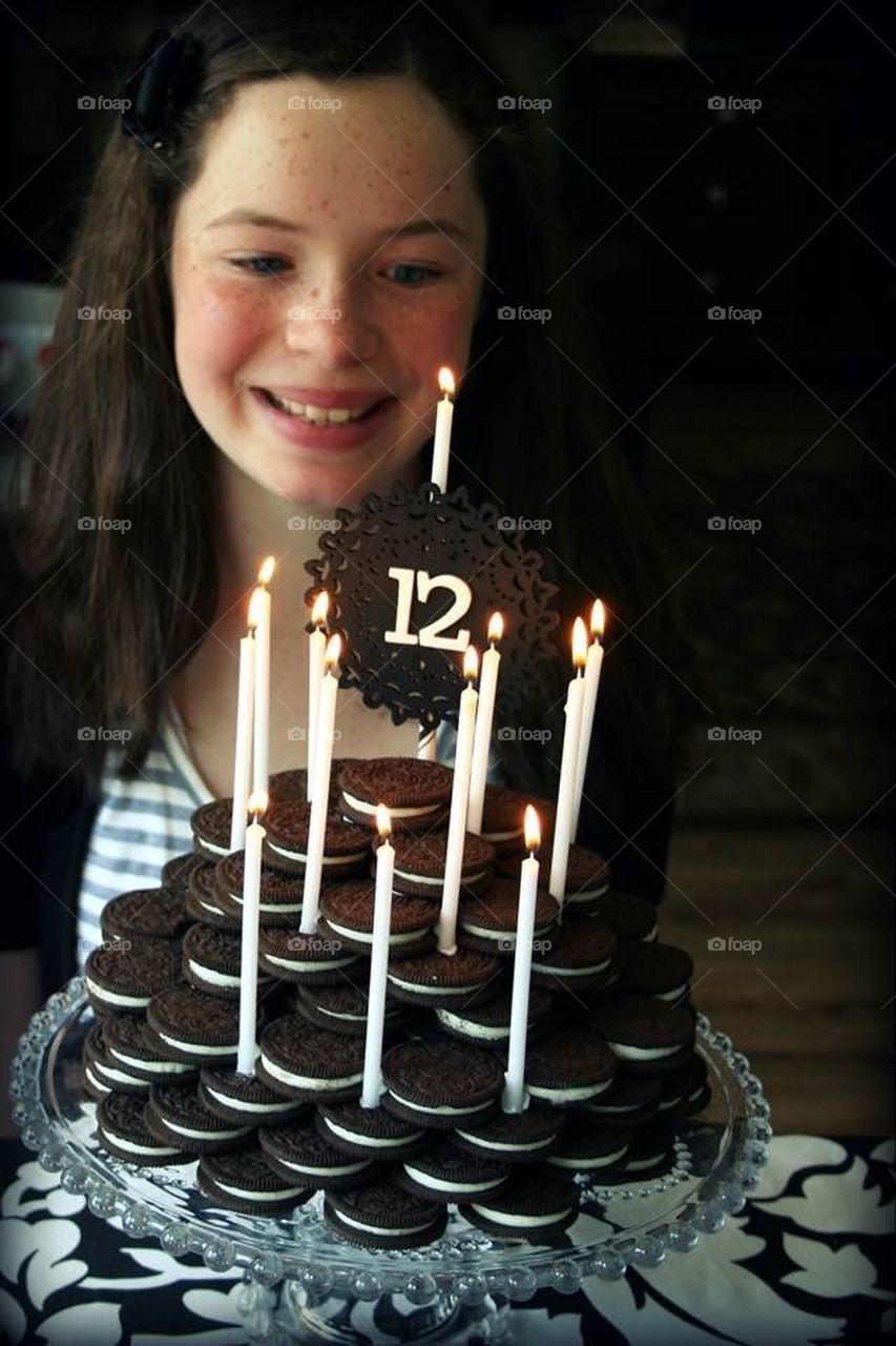 Oreo Cookie birthday cake